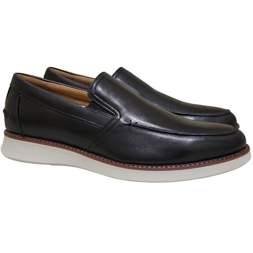 Florsheim Men Launch Venetian Slip On Loafers Size US 11M Black Leather